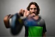 28 May 2025; Team Ireland winter athletes gather for a team camp at the Sport Ireland Campus in Dublin ahead of the final qualification phase for the Milano Cortina 2026 Winter Olympic Games next February. In attendance is  Speed Skater, Sean McAnuff. Photo by David Fitzgerald/Sportsfile