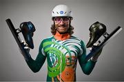 28 May 2025; Team Ireland winter athletes gather for a team camp at the Sport Ireland Campus in Dublin ahead of the final qualification phase for the Milano Cortina 2026 Winter Olympic Games next February. In attendance is  Speed Skater, Sean McAnuff. Photo by David Fitzgerald/Sportsfile