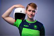 28 May 2025; Team Ireland winter athletes gather for a team camp at the Sport Ireland Campus in Dublin ahead of the final qualification phase for the Milano Cortina 2026 Winter Olympic Games next February. In attendance is Luge athlete, Elsa Desmond. Photo by David Fitzgerald/Sportsfile