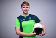 28 May 2025; Team Ireland winter athletes gather for a team camp at the Sport Ireland Campus in Dublin ahead of the final qualification phase for the Milano Cortina 2026 Winter Olympic Games next February. In attendance is Luge athlete, Elsa Desmond. Photo by David Fitzgerald/Sportsfile