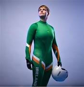 28 May 2025; Team Ireland winter athletes gather for a team camp at the Sport Ireland Campus in Dublin ahead of the final qualification phase for the Milano Cortina 2026 Winter Olympic Games next February. In attendance is Luge athlete, Elsa Desmond. Photo by David Fitzgerald/Sportsfile