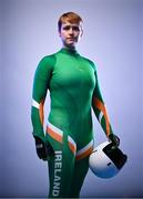 28 May 2025; Team Ireland winter athletes gather for a team camp at the Sport Ireland Campus in Dublin ahead of the final qualification phase for the Milano Cortina 2026 Winter Olympic Games next February. In attendance is Luge athlete, Elsa Desmond. Photo by David Fitzgerald/Sportsfile