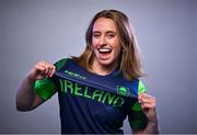 28 May 2025; Team Ireland winter athletes gather for a team camp at the Sport Ireland Campus in Dublin ahead of the final qualification phase for the Milano Cortina 2026 Winter Olympic Games next February. In attendance is Alpine Skier, Elle Murphy. Photo by David Fitzgerald/Sportsfile
