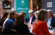 28 May 2025; Athletes and guests gather at a special team dinner hosted by the Olympic Federation of Ireland during the Winter Olympic Team Camp in Dublin, celebrating the journey to Milano Cortina 2026. Photo by Shauna Clinton/Sportsfile