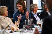 28 May 2025; Athletes and guests gather at a special team dinner hosted by the Olympic Federation of Ireland during the Winter Olympic Team Camp in Dublin. The evening was attended by Speed Skater Sean McAnuff at The Old Spot in Dublin, celebrating the journey to Milano Cortina 2026. Photo by Shauna Clinton/Sportsfile