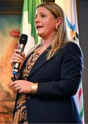 28 May 2025; Chef de Mission Nancy Chillingworth attends the evening event at The Old Spot in Dublin as Winter Olympic hopefuls take part in the Team Ireland Milano Cortina 2026 team camp. The Winter Olympics will take place across Northern Italy in February 2026. Photo by Shauna Clinton/Sportsfile