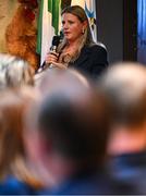 28 May 2025; Chef de Mission Nancy Chillingworth attends the evening event at The Old Spot in Dublin as Winter Olympic hopefuls take part in the Team Ireland Milano Cortina 2026 team camp. The Winter Olympics will take place across Northern Italy in February 2026. Photo by Shauna Clinton/Sportsfile