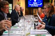 28 May 2025; Athletes and guests gather at a special team dinner hosted by the Olympic Federation of Ireland during the Winter Olympic Team Camp in Dublin. The evening was attended by Alpine Skier Elle Murphy at The Old Spot in Dublin, celebrating the journey to Milano Cortina 2026. Photo by Shauna Clinton/Sportsfile