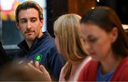 28 May 2025; Athletes and guests gather at a special team dinner hosted by the Olympic Federation of Ireland during the Winter Olympic Team Camp in Dublin. The evening was attended by Cross Country Skier Thomas Maloney Westgaard at The Old Spot in Dublin, celebrating the journey to Milano Cortina 2026. Photo by Shauna Clinton/Sportsfile