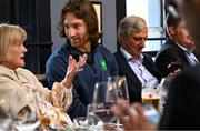 28 May 2025; Athletes and guests gather at a special team dinner hosted by the Olympic Federation of Ireland during the Winter Olympic Team Camp in Dublin. The evening was attended by Speed Skater Sean McAnuff at The Old Spot in Dublin, celebrating the journey to Milano Cortina 2026. Photo by Shauna Clinton/Sportsfile