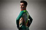 28 May 2025; Team Ireland winter athletes gather for a team camp at the Sport Ireland Campus in Dublin ahead of the final qualification phase for the Milano Cortina 2026 Winter Olympic Games next February. In attendance is Short Track Skater, Liam O'Brien. Photo by Shauna Clinton/Sportsfile