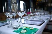 28 May 2025; A general view of a special team dinner hosted by the Olympic Federation of Ireland at The Old Spot in Dublin, celebrating the journey to Milano Cortina 2026 during the Winter Olympic Team Camp event. Photo by Shauna Clinton/Sportsfile