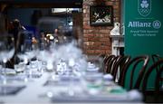 28 May 2025; A general view of a special team dinner hosted by the Olympic Federation of Ireland at The Old Spot in Dublin, celebrating the journey to Milano Cortina 2026 during the Winter Olympic Team Camp event. Photo by Shauna Clinton/Sportsfile