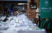 28 May 2025; A general view of a special team dinner hosted by the Olympic Federation of Ireland at The Old Spot in Dublin, celebrating the journey to Milano Cortina 2026 during the Winter Olympic Team Camp event. Photo by Shauna Clinton/Sportsfile