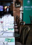 28 May 2025; A general view of a special team dinner hosted by the Olympic Federation of Ireland at The Old Spot in Dublin, celebrating the journey to Milano Cortina 2026 during the Winter Olympic Team Camp event. Photo by Shauna Clinton/Sportsfile