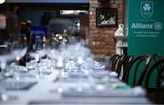 28 May 2025; A general view of a special team dinner hosted by the Olympic Federation of Ireland at The Old Spot in Dublin, celebrating the journey to Milano Cortina 2026 during the Winter Olympic Team Camp event. Photo by Shauna Clinton/Sportsfile
