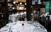 28 May 2025; A general view of a special team dinner hosted by the Olympic Federation of Ireland at The Old Spot in Dublin, celebrating the journey to Milano Cortina 2026 during the Winter Olympic Team Camp event. Photo by Shauna Clinton/Sportsfile
