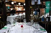 28 May 2025; A general view of a special team dinner hosted by the Olympic Federation of Ireland at The Old Spot in Dublin, celebrating the journey to Milano Cortina 2026 during the Winter Olympic Team Camp event. Photo by Shauna Clinton/Sportsfile