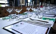 28 May 2025; A general view of a special team dinner hosted by the Olympic Federation of Ireland at The Old Spot in Dublin, celebrating the journey to Milano Cortina 2026 during the Winter Olympic Team Camp event. Photo by Shauna Clinton/Sportsfile