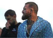 30 May 2025; Conor McGregor of Blackforge FC before the AUL Challenge Cup Final match between Blackforge FC and Roc Celtic FC at the AUl Complex in Clonshaugh, Dublin. Photo by Tom Beary/Sportsfile