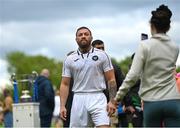30 May 2025; Conor McGregor of Blackforge FC makes his way to the dressing room after the AUL Challenge Cup Final match between Blackforge FC and Roc Celtic FC at the AUl Complex in Clonshaugh, Dublin. Photo by Tom Beary/Sportsfile