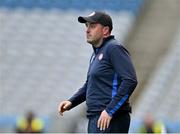 31 May 2025; New York manager Richie Hartnett during the Lory Meagher Cup final match between Cavan and New York at Croke Park in Dublin. Photo by Stephen Marken/Sportsfile