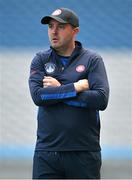 31 May 2025; New York manager Richie Hartnett during the Lory Meagher Cup final match between Cavan and New York at Croke Park in Dublin. Photo by Stephen Marken/Sportsfile