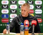 5 June 2025; Head coach Heimir Hallgrimsson during a Republic of Ireland media conference at the FAI Headquarters in Abbotstown, Dublin. Photo by Stephen McCarthy/Sportsfile
