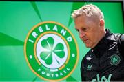 5 June 2025; Head coach Heimir Hallgrimsson during a Republic of Ireland media conference at the FAI Headquarters in Abbotstown, Dublin. Photo by Stephen McCarthy/Sportsfile