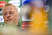 5 June 2025; Head coach Heimir Hallgrimsson during a Republic of Ireland media conference at the FAI Headquarters in Abbotstown, Dublin. Photo by Stephen McCarthy/Sportsfile