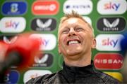 5 June 2025; Head coach Heimir Hallgrimsson during a Republic of Ireland media conference at the FAI Headquarters in Abbotstown, Dublin. Photo by Stephen McCarthy/Sportsfile