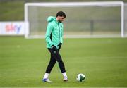 5 June 2025; Troy Parrott during a Republic of Ireland training session at the FAI National Training Centre in Abbotstown, Dublin. Photo by Stephen McCarthy/Sportsfile