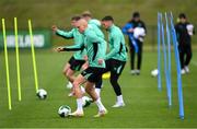5 June 2025; Will Smallbone during a Republic of Ireland training session at the FAI National Training Centre in Abbotstown, Dublin. Photo by Stephen McCarthy/Sportsfile