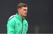 5 June 2025; Evan Ferguson during a Republic of Ireland training session at the FAI National Training Centre in Abbotstown, Dublin. Photo by Stephen McCarthy/Sportsfile