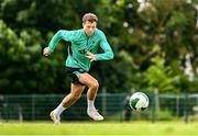 5 June 2025; Kasey McAteer during a Republic of Ireland training session at the FAI National Training Centre in Abbotstown, Dublin. Photo by Stephen McCarthy/Sportsfile