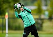 5 June 2025; Goalkeeper Caoimhin Kelleher during a Republic of Ireland training session at the FAI National Training Centre in Abbotstown, Dublin. Photo by Stephen McCarthy/Sportsfile