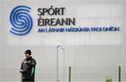 5 June 2025; Assistant head coach John O'Shea during a Republic of Ireland training session at the FAI National Training Centre in Abbotstown, Dublin. Photo by Stephen McCarthy/Sportsfile