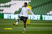 5 June 2025; Iliman Ndiaye during a Senegal training session at the Aviva Stadium in Dublin. Photo by Ben McShane/Sportsfile