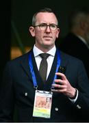 6 June 2025; FAI chief executive officer David Courell before the international friendly match between Republic of Ireland and Senegal at the Aviva Stadium in Dublin. Photo by Ben McShane/Sportsfile