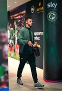 6 June 2025; Republic of Ireland goalkeeper Josh Keeley before the international friendly match between Republic of Ireland and Senegal at the Aviva Stadium in Dublin. Photo by Stephen McCarthy/Sportsfile