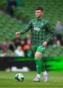 6 June 2025; Josh Honohan of Republic of Ireland before the international friendly match between Republic of Ireland and Senegal at the Aviva Stadium in Dublin. Photo by Stephen McCarthy/Sportsfile