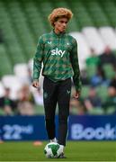 6 June 2025; John Joe Patrick Finn of Republic of Ireland before the international friendly match between Republic of Ireland and Senegal at the Aviva Stadium in Dublin. Photo by Stephen McCarthy/Sportsfile