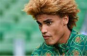 6 June 2025; John Joe Patrick Finn of Republic of Ireland before the international friendly match between Republic of Ireland and Senegal at the Aviva Stadium in Dublin. Photo by Stephen McCarthy/Sportsfile