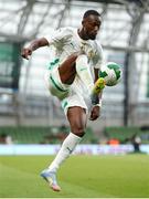 6 June 2025; Abdallah Sima of Senegal during the international friendly match between Republic of Ireland and Senegal at the Aviva Stadium in Dublin. Photo by Michael P Ryan/Sportsfile