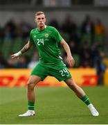 6 June 2025; Killian Phillips of Republic of Ireland during the international friendly match between Republic of Ireland and Senegal at the Aviva Stadium in Dublin. Photo by David Fitzgerald/Sportsfile