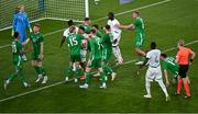 6 June 2025; Players from both teams tussle during the international friendly match between Republic of Ireland and Senegal at the Aviva Stadium in Dublin. Photo by Piaras Ó Mídheach/Sportsfile