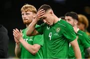 6 June 2025; Dara O'Shea of Republic of Ireland after the international friendly match between Republic of Ireland and Senegal at the Aviva Stadium in Dublin. Photo by David Fitzgerald/Sportsfile