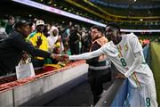 6 June 2025; Lamine Camara of Senegal after the international friendly match between Republic of Ireland and Senegal at the Aviva Stadium in Dublin. Photo by Ben McShane/Sportsfile