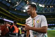 6 June 2025; Iliman Ndiaye of Senegal after the international friendly match between Republic of Ireland and Senegal at the Aviva Stadium in Dublin. Photo by Ben McShane/Sportsfile