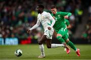 6 June 2025; Boulaye Dia of Senegal during the international friendly match between Republic of Ireland and Senegal at the Aviva Stadium in Dublin. Photo by Michael P Ryan/Sportsfile